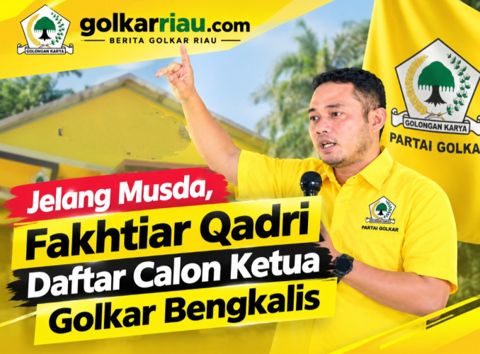 Jelang Musda, Fakhtiar Qadri Daftar Calon Ketua Golkar Bengkalis