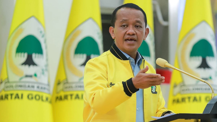 IKetua Umum Golkar Bahlil Minta F-Golkar DPR Pelototi Dana Bagi Hasil Daerah Penghasil SDA