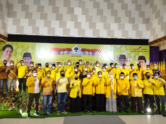 Buka Rakerda Golkar Inhil, Ketua DPD Golkar Riau Ajak Tingkatkan Soliditas Kader