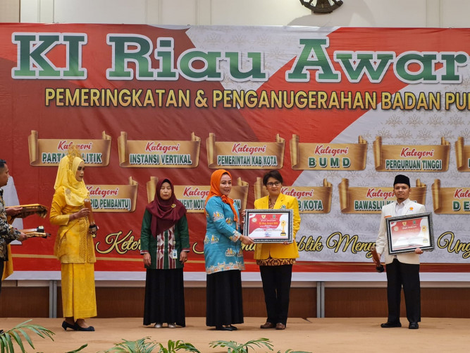 Luar Biasa, PPID Golkar Riau Kembali Raih KI Award Selama Dua Tahun Berturut