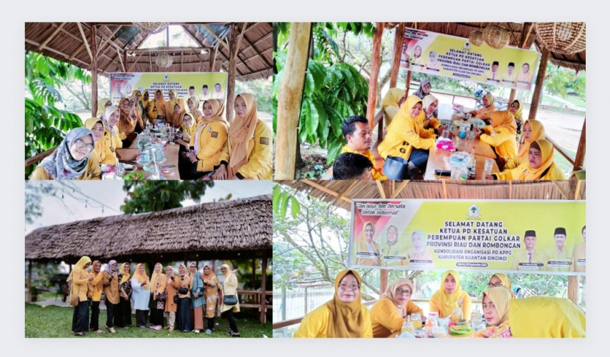 Konsolidasi ke Kuansing, KPPG Riau Gaungkan Airlangga Presiden