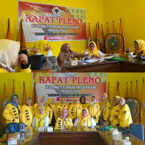 KPPG Riau Adakan Pleno Pengurus, Bahas 4 Agenda Sekaligus