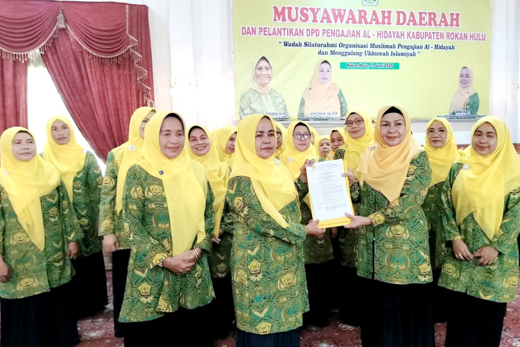 Resmi Dilantik, DPD Pengajian Al-Hidayah Rohul Siap Syiarkan Islam di Negeri Seribu Suluk