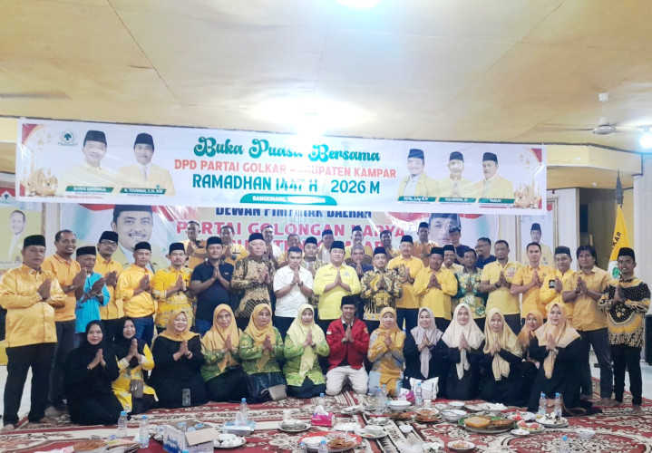 Ketua DPD Golkar Riau Yulisman Buka Puasa Bersama Golkar Kampar, Dorong Konsolidasi dan Persiapan Musda Pasca Idul Fitri