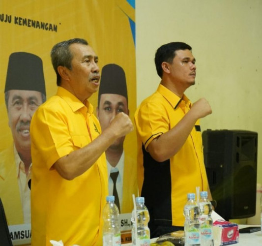 Konsolidasi di Kuansing, Ketua DPD Golkar Riau Bangun Semangat Kader
