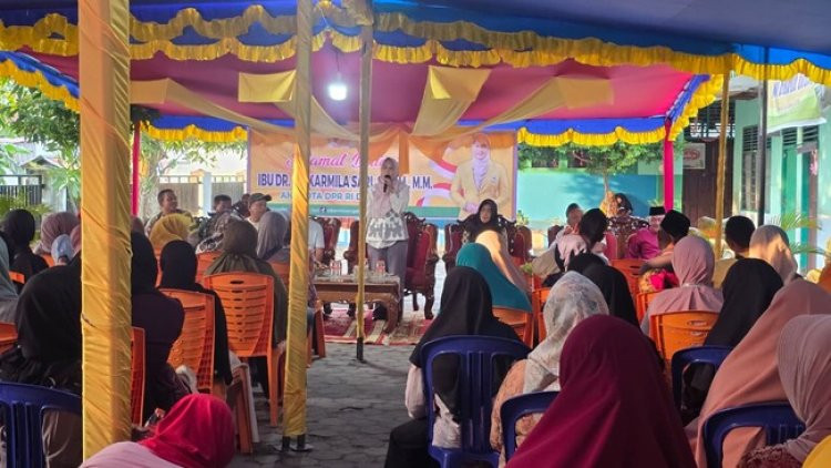 Anggota Komisi X DPR RI Dr Karmilasari Serap Aspirasi Warga Tangkerang Selatan, Soroti Fasilitas Pendidikan dan Beasiswa
